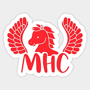 Red Pegasus MHC 2022 Sticker